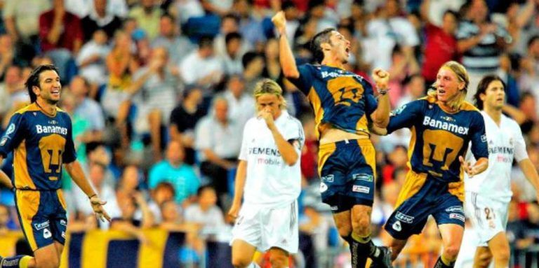 Pumas UNAM, último club en destronar al Madrid en el Trofeo Bernabéu