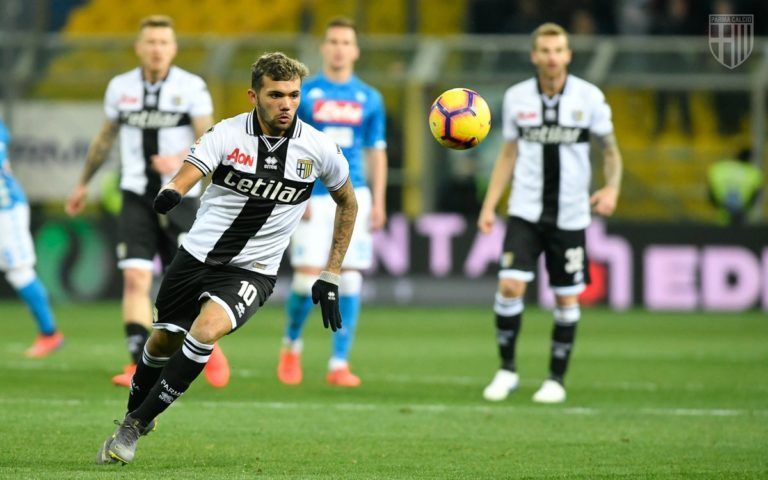 Nicol&aacute;s Schiappacasse debut&oacute; con la &ldquo;10&rdquo; en el Parma