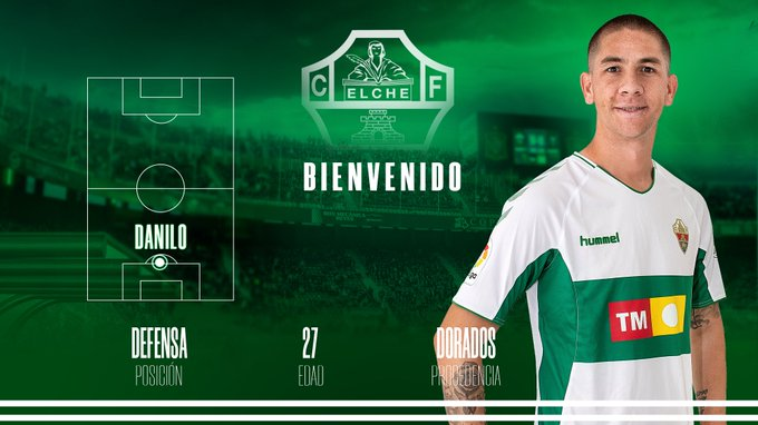 Danilo Ortiz refuerza la zaga del Elche