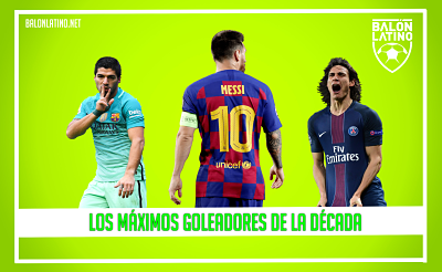 Tres latinos, en el Top 6 de los goleadores de la d&eacute;cada