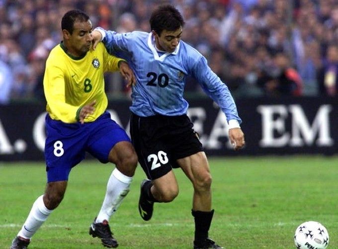 La última victoria de Uruguay ante Brasil fue hace 22 años