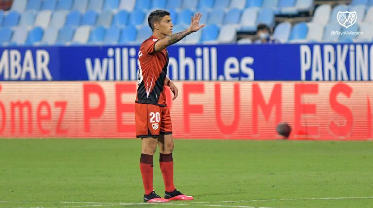 Rayo Vallecano: Emiliano Vel&aacute;zquez tuvo minutos tras 415 d&iacute;as
