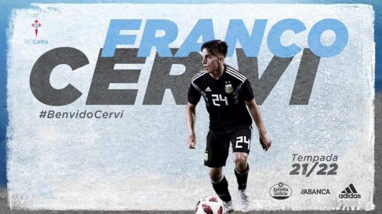 Franco Cervi es nuevo jugador del Celta de Vigo