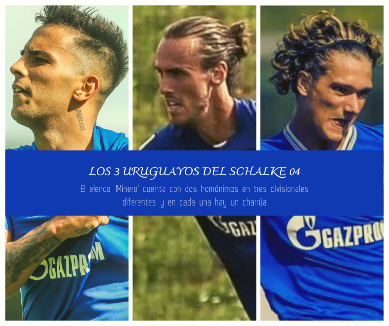 La trilog&iacute;a de uruguayos en el Schalke 04