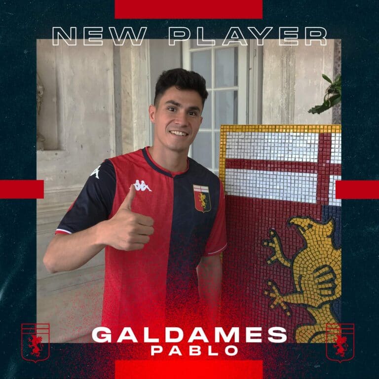 Pablo Galdames certifica su aterrizaje en Genoa