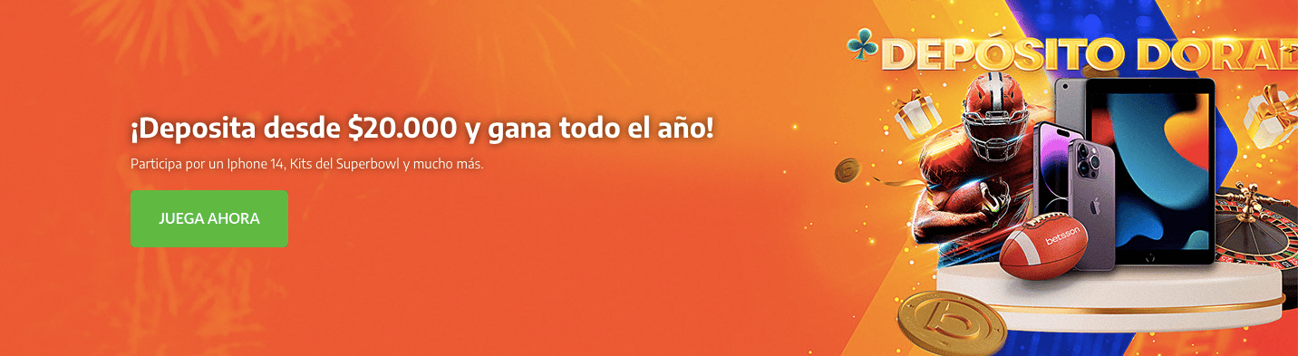 Deposito Dorado betsson