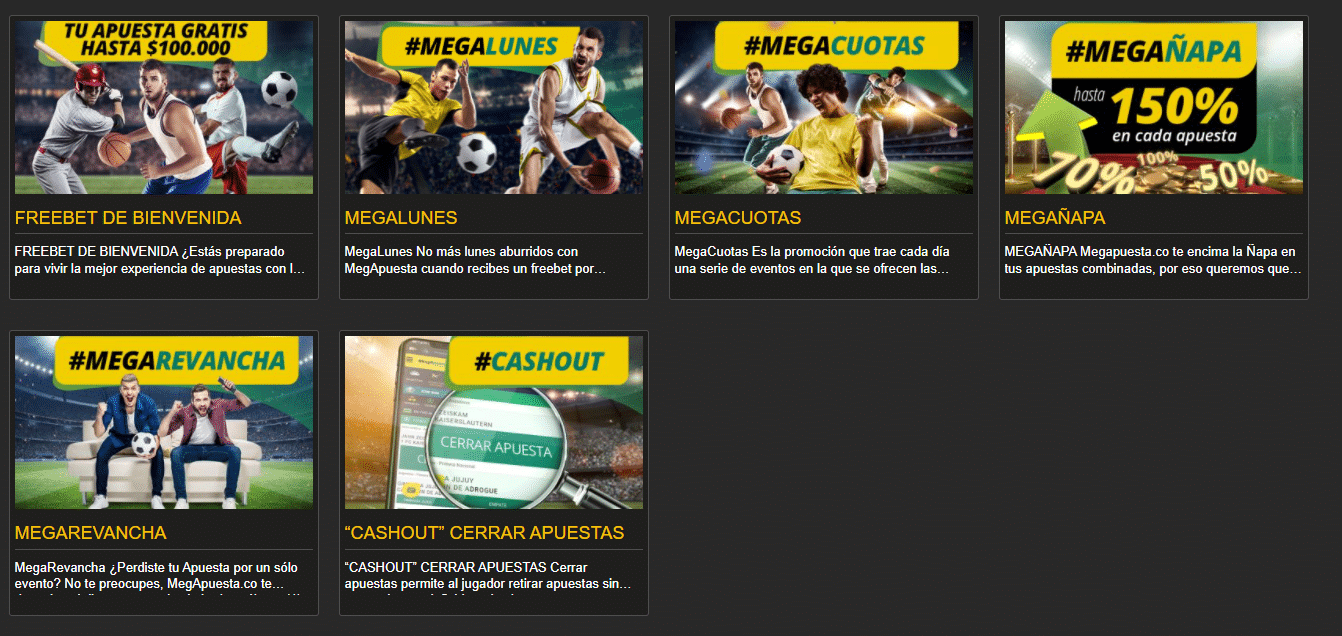 C&Oacute;DIGO PROMOCIONAL MEGAPUESTA Y LOS BONOS QUE OFRECE