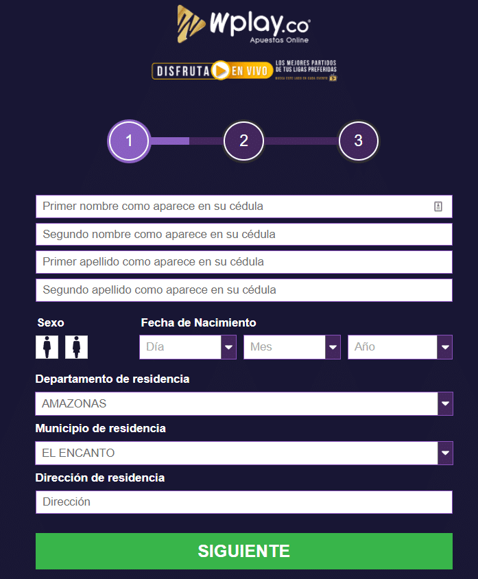 wplay registrarse