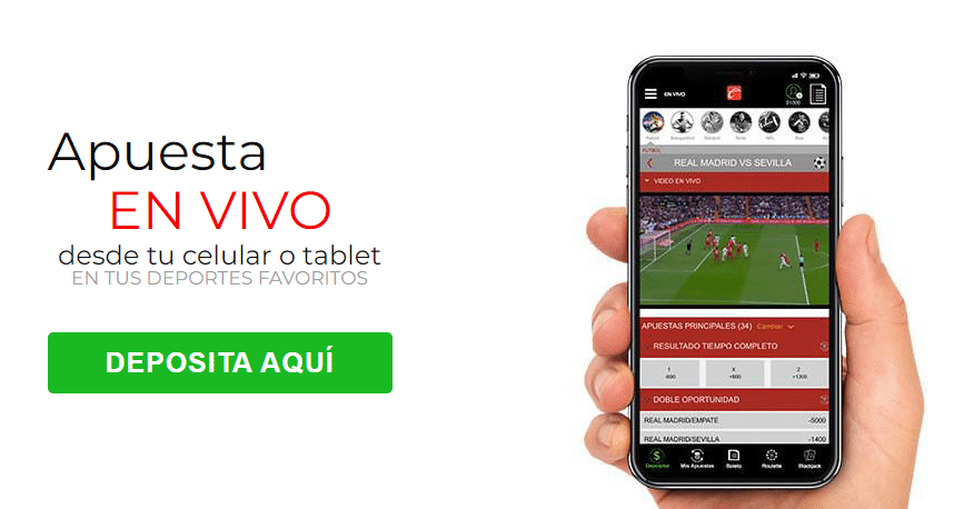 Caliente App Streaming para apostar en vivo