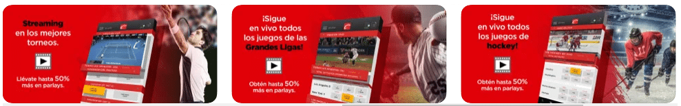 Caliente app Los deportes