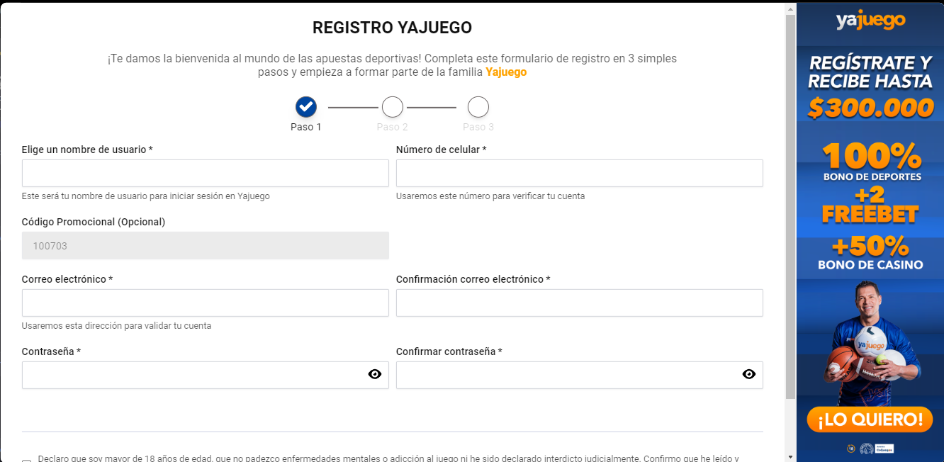registro yajuego