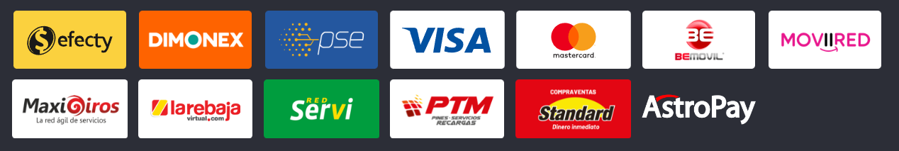 metodos de pago yajuego