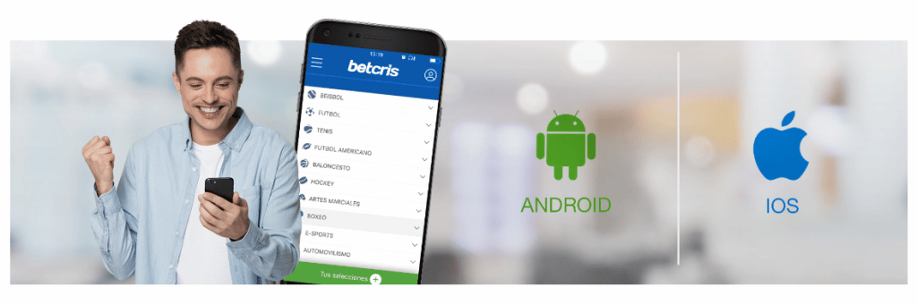 aplicaci&oacute;n m&oacute;vil de Betcris