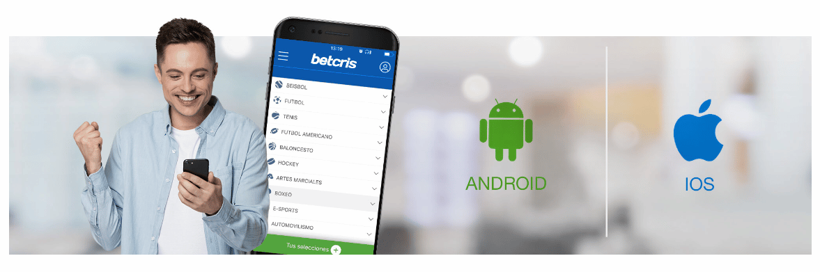 aplicaci&oacute;n m&oacute;vil de Betcris