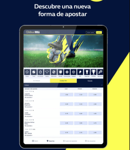 LA WILLIAM HILL APP EN MI DISPOSITIVO MÓVIL