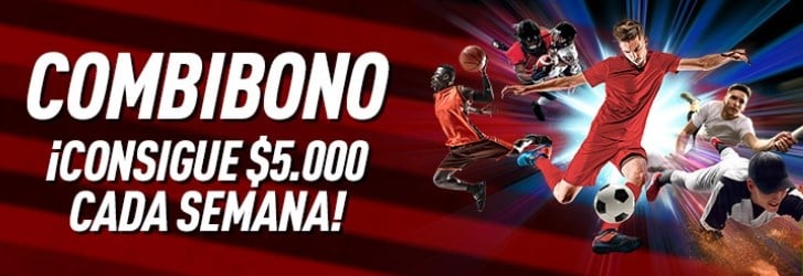 Combibono: Bono de hasta $5.000 semanal en apuestas gratis