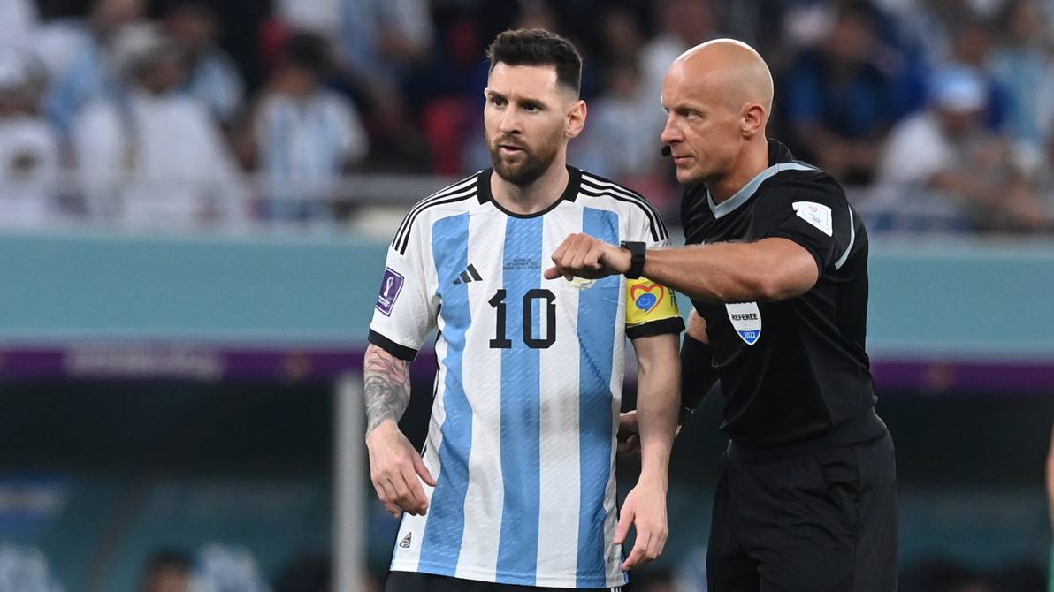 &aacute;rbitro Argentina vs Francia