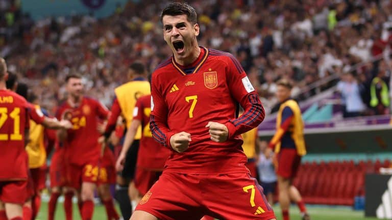 &Aacute;lvaro Morata iguala a Ra&uacute;l como m&aacute;ximo goleador de Espa&ntilde;a