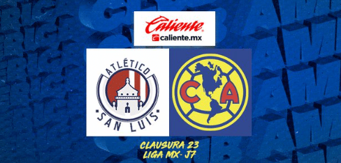 San Luis vs Am&eacute;rica, uno de los partidos de la Jornada 7