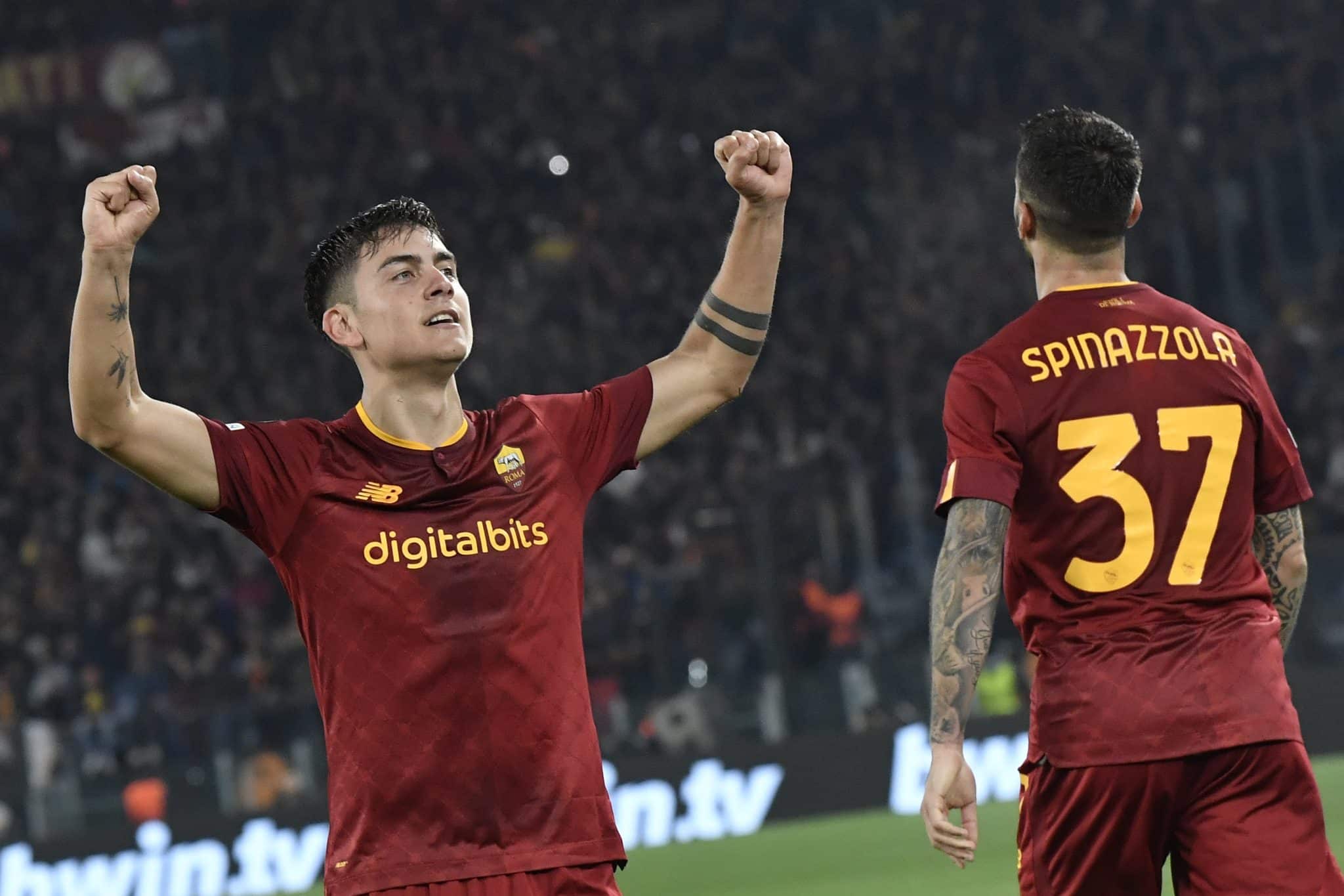 &Aacute;ngel Di Mar&iacute;a, Lisandro Mart&iacute;nez, Paulo Dybala, Exequiel Palacios, Alejandro Garnacho, Europa League, Roma, Juventus, Bayer Leverkusen, Manchester United