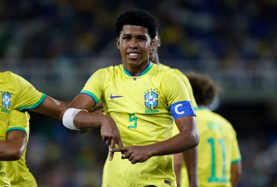 Andrey Santos, TOP 5 de los mejores jugadores de Brasil Sub-20, Brasil, Sudamericano Sub-20