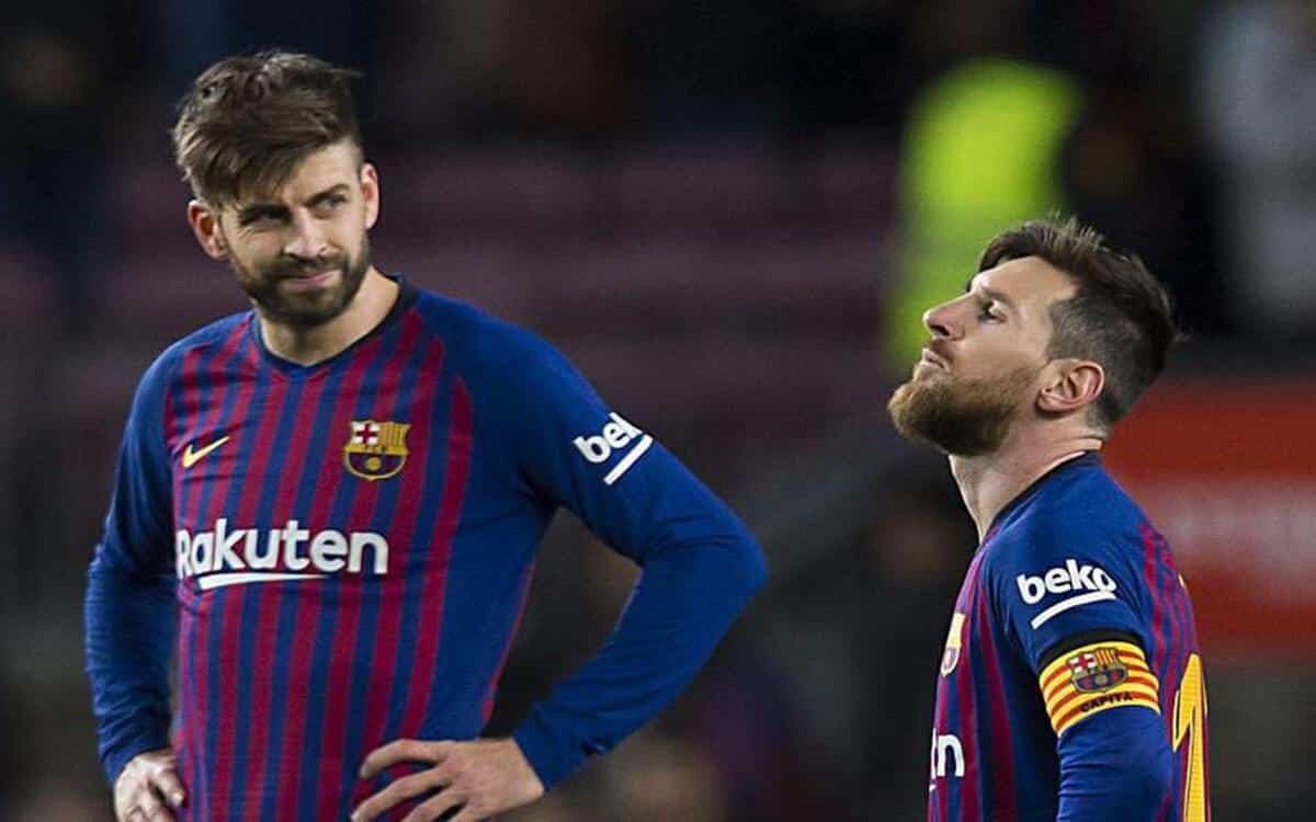 Gerard Piqu&eacute;, Lionel Messi, Piqu&eacute; no felicit&oacute; a Messi, FC Barcelona, Liga Santander