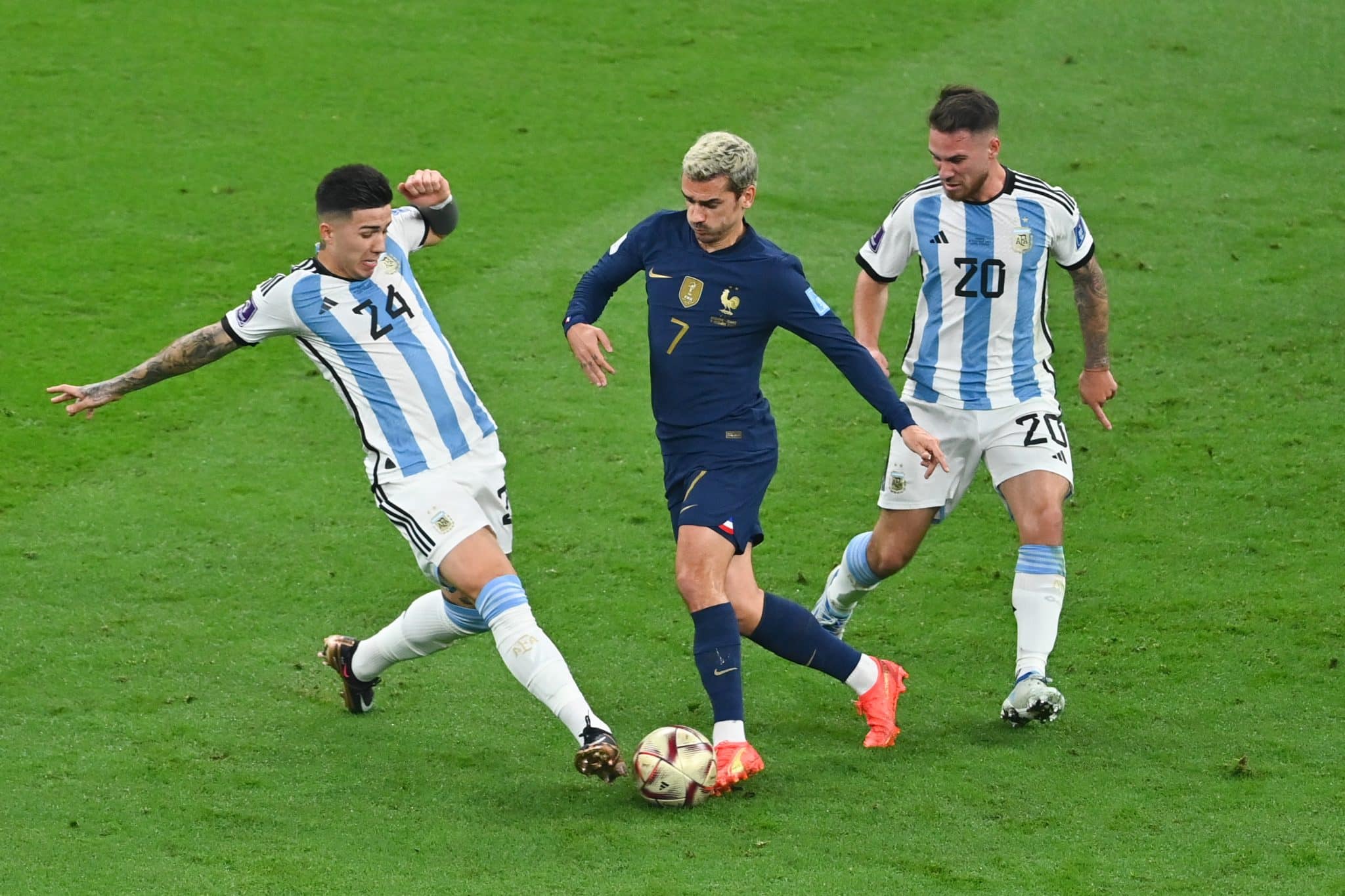 Lionel Scaloni, Alejandro Garnacho, Lionel Messi, Dibu Mart&iacute;nez, Alexis Mac Allister, Enzo Fern&aacute;ndez, Nicol&aacute;s Otamendi, Cuti Romero, Selecci&oacute;n Argentina, Lista de convocados de Lionel Scaloni