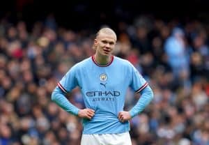 Haaland en la Champions