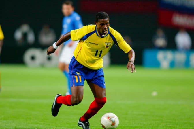 top-5 goleadores de la selección de Ecuador