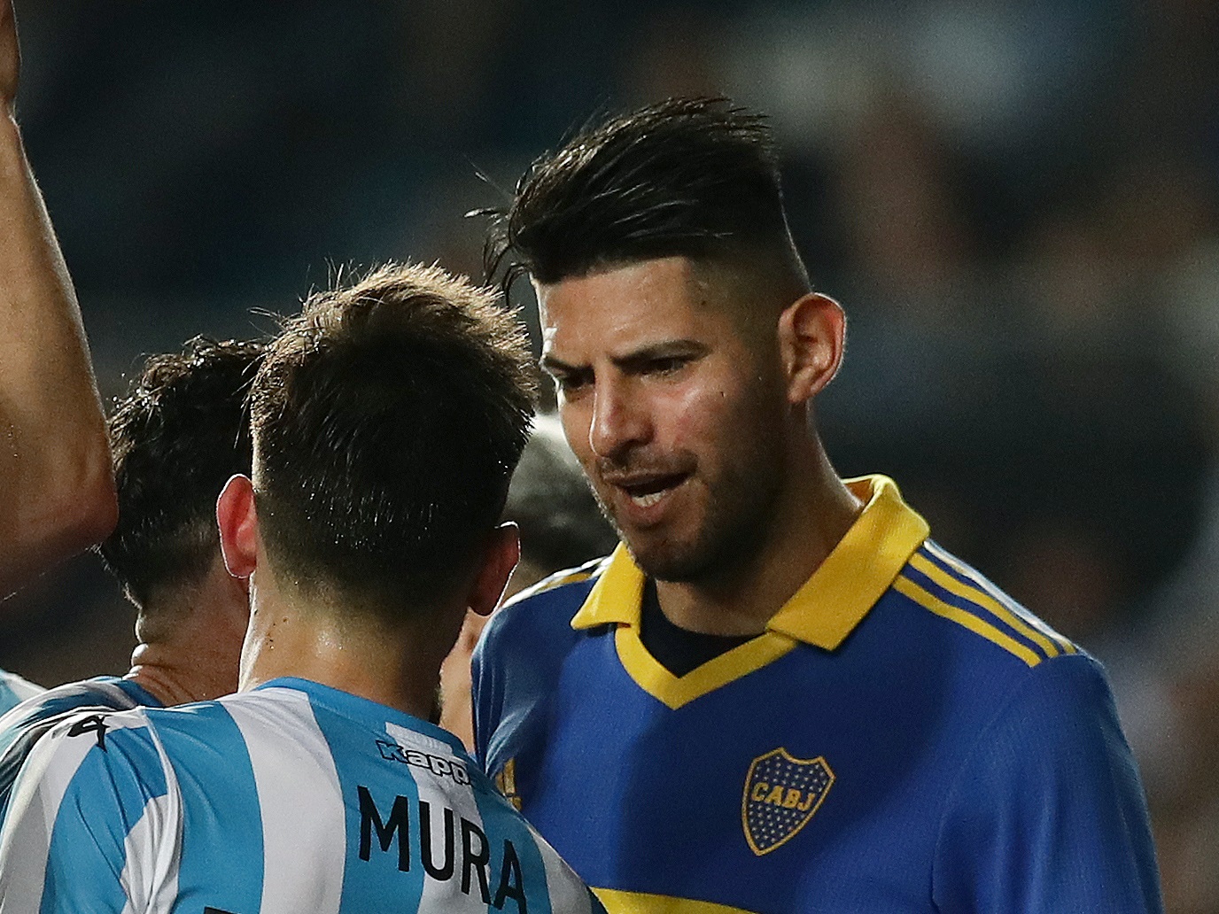 Boca Juniors, Dar&iacute;o Benedetto, Carlos Zambrano, Paco Baz&aacute;n, Jorge Almir&oacute;n, Liga Profesional, Argentina, Pelea de Zambrano con Benedetto