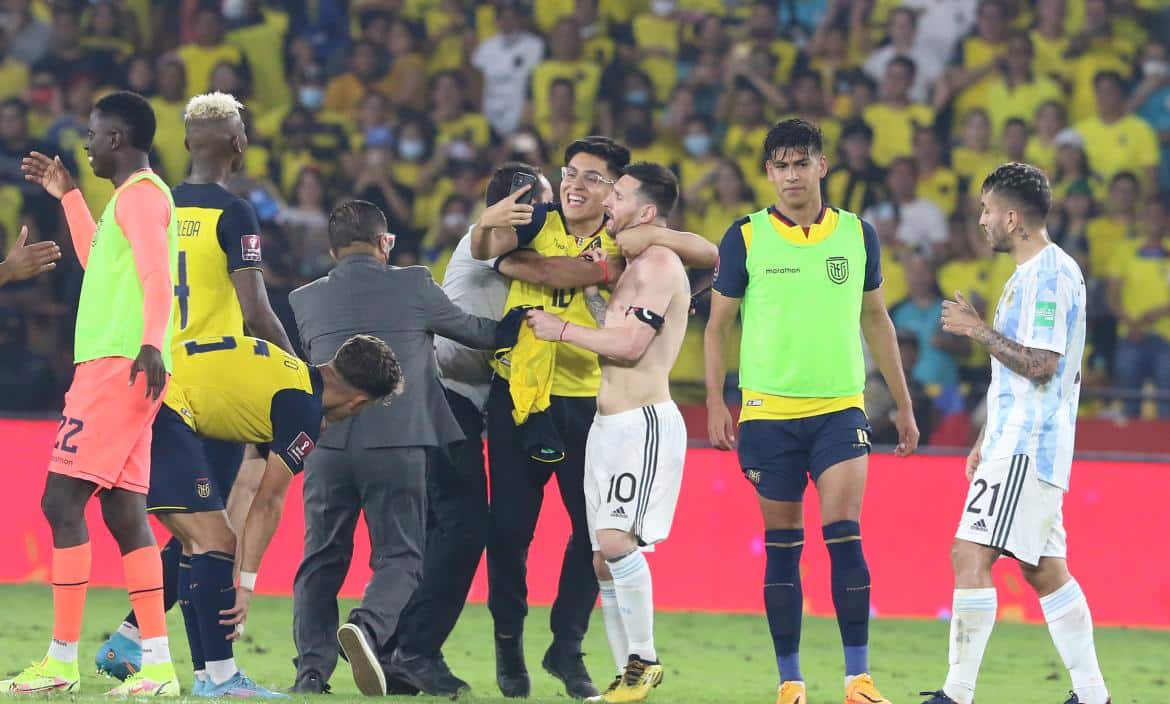 Lionel Messi, PSG, Selección Argentina, Federación de Ecuador, El agresor de Lionel Messi, Fanático de Ecuador agrede a Messi