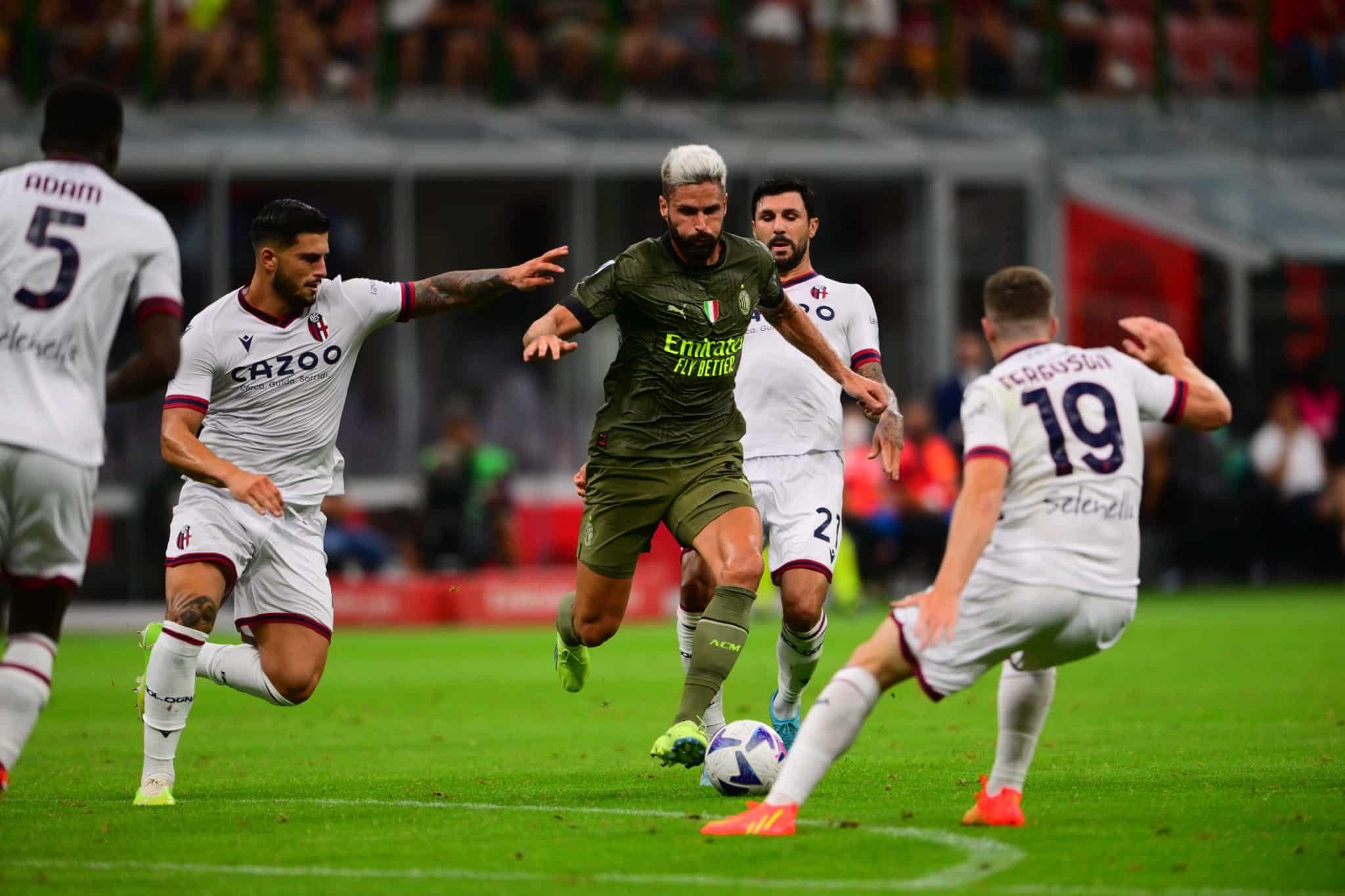 Posibles alineaciones Bologna vs Mil&aacute;n, Serie A, Bologna, AC Mil&aacute;n