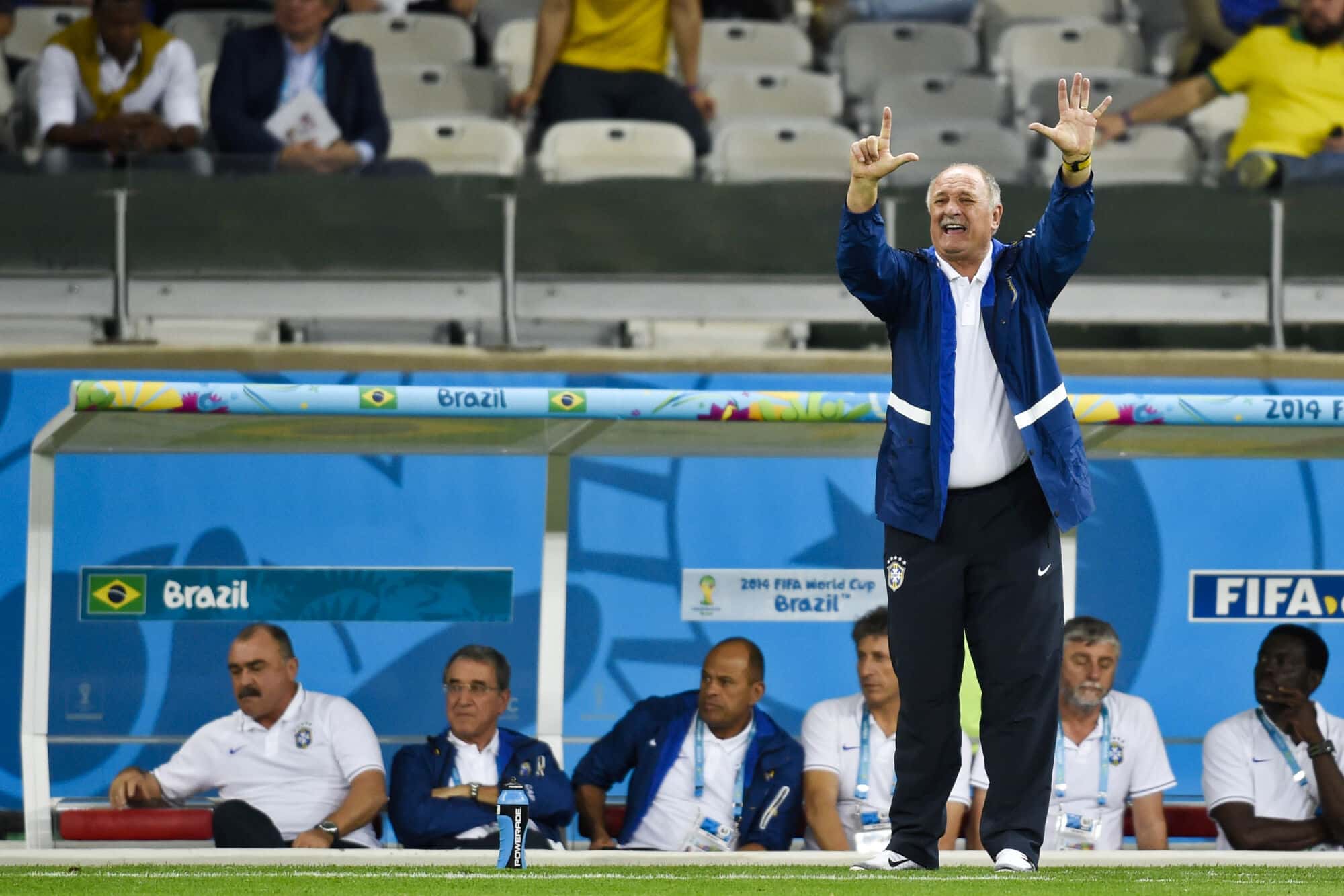 Carlos Alberto Parreira, Luiz Felipe Scolari, Mario Zagallo, Vanderlei Luxemburgo, Tete Santana, top 5 mejores entrenadores brasile&ntilde;os de la historia, Brasil, Selecci&oacute;n de Brasil