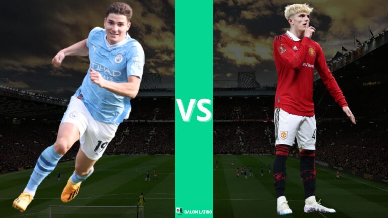 Duelo de argentinos en la final de la FA Cup: los números de Julián Álvarez y Alejandro Garnacho en la temporada