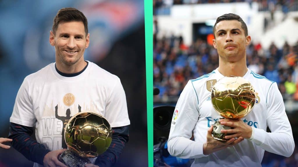 Los jugadores con m&aacute;s nominaciones al Bal&oacute;n de Oro