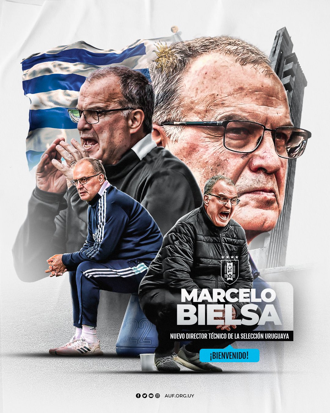 Marcelo Bielsa, Uruguay, Selección de Uruguay, Leeds United, Premier League