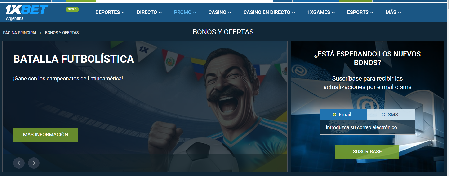 codigo de bono 1xbet
