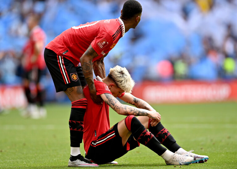 Garnacho en su peor momento: &ldquo;Estoy roto&rdquo;