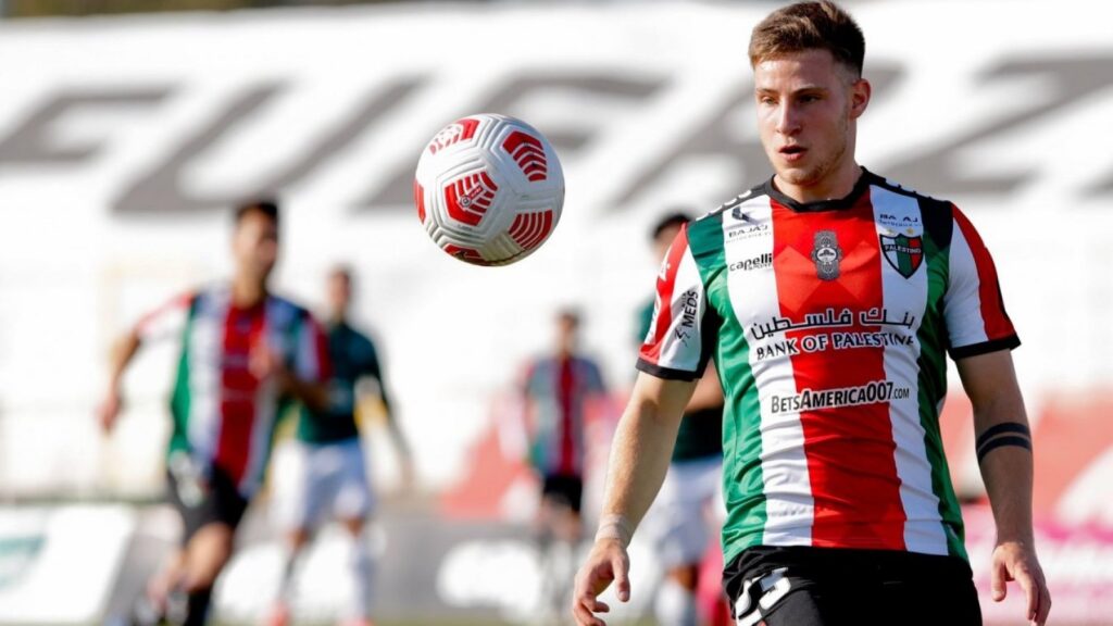 Bruno Barticciotto es titular en palestino. FOTO: Club Palestino Oficial Bruno Barticciotto es titular en palestino. FOTO: Club Palestino Oficial