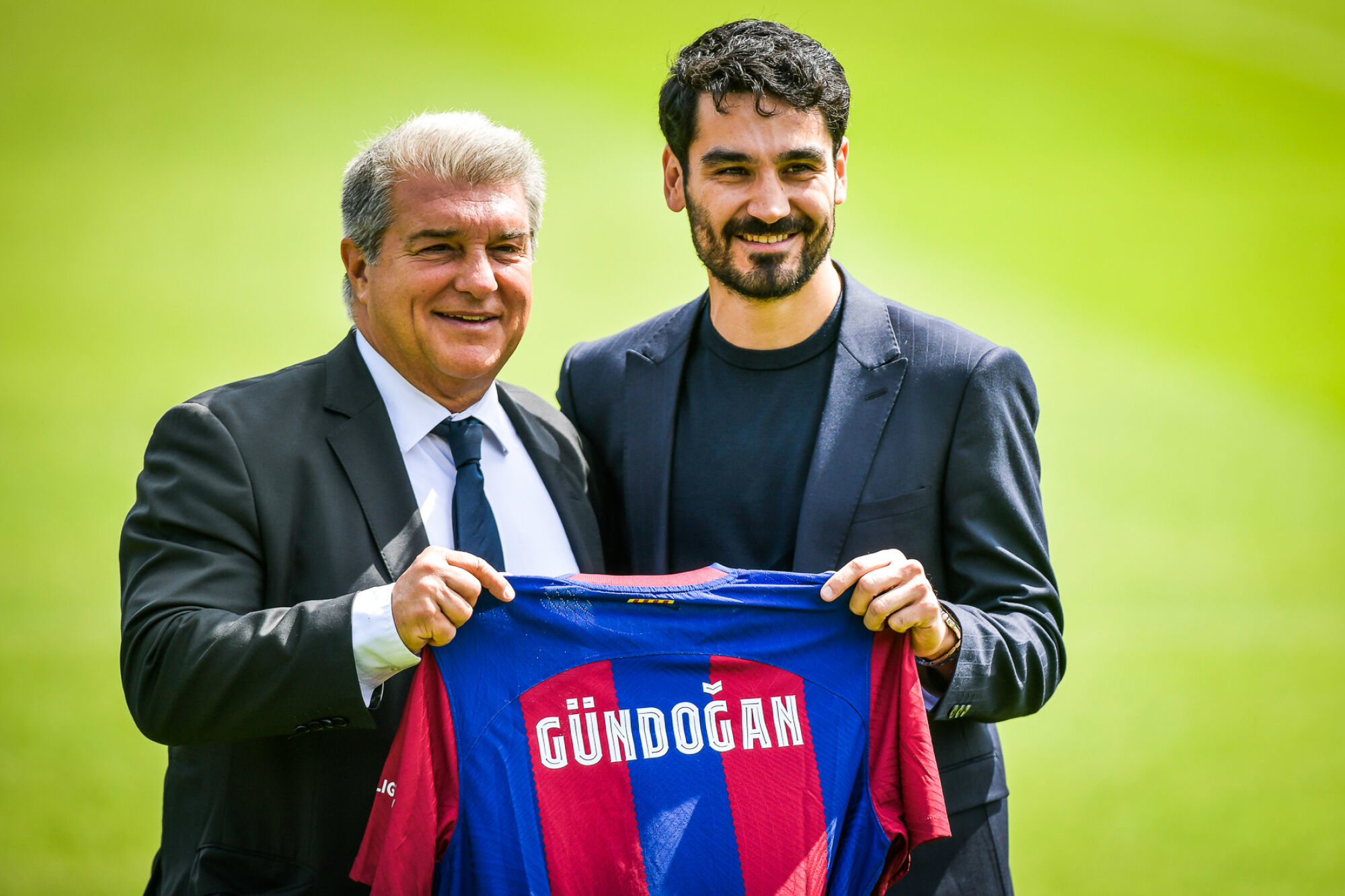 Joan Laporta David Beckham