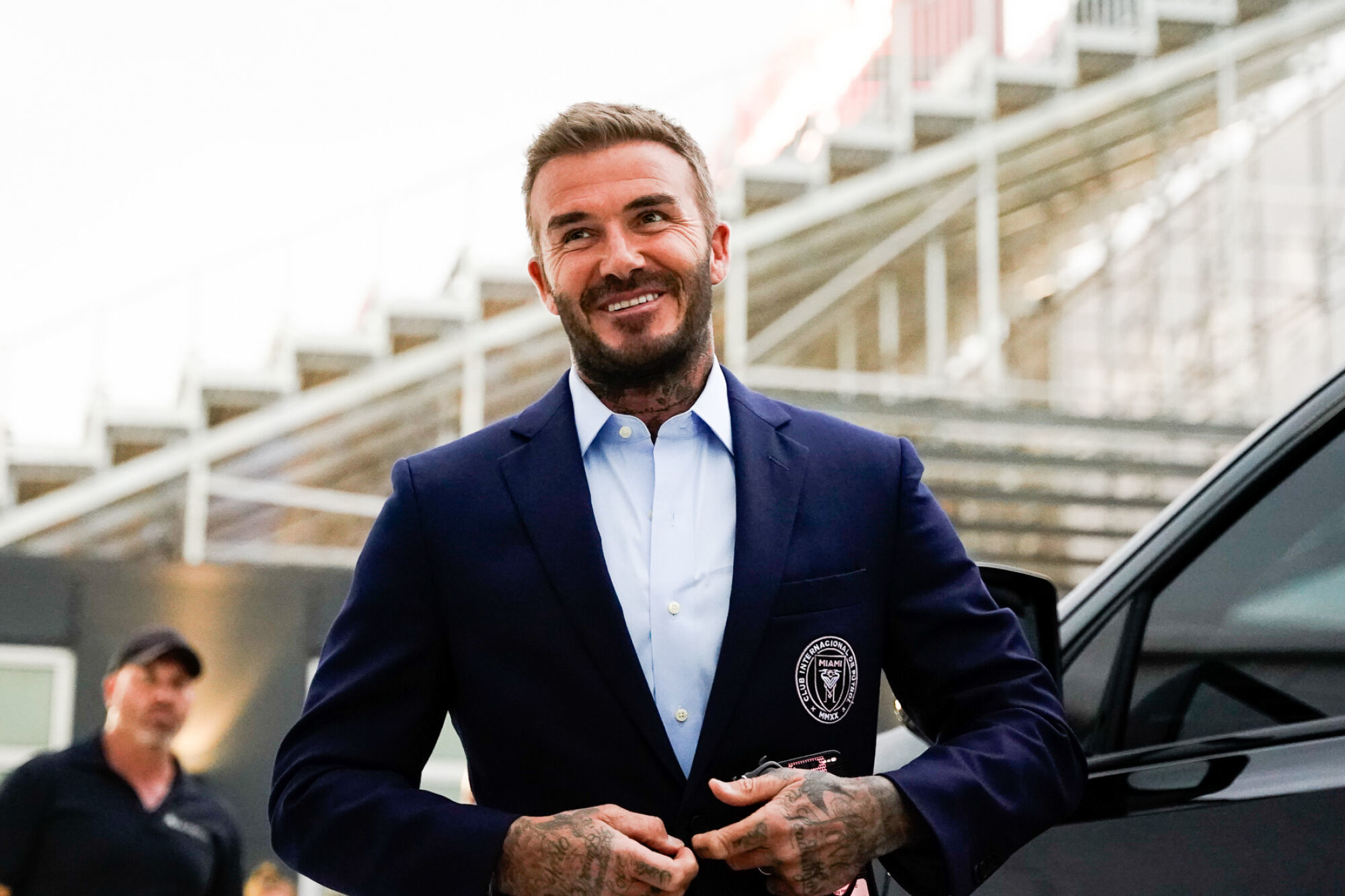 David Beckham Joan Laporta