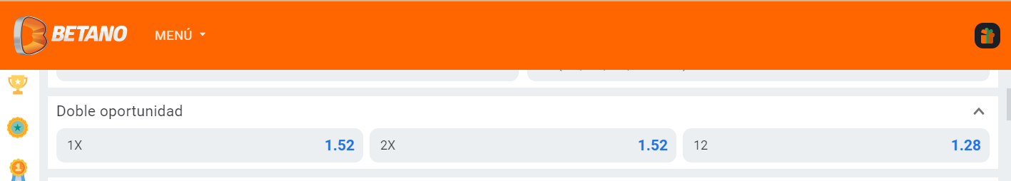 doble oportunidad betano
