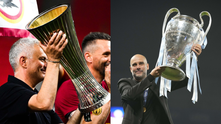 &iquest;Qui&eacute;n tiene m&aacute;s t&iacute;tulos, Guardiola o Mourinho?