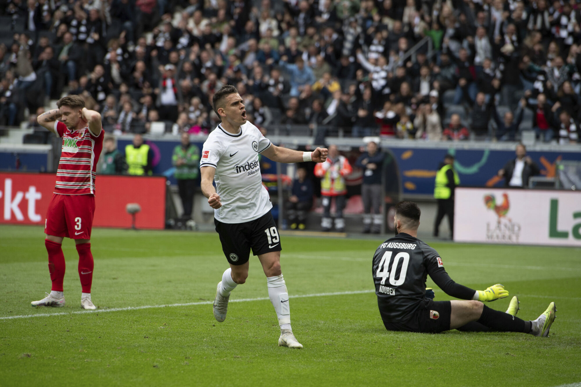 Santos Borr&eacute; con Eintracht Frankfurt 2023 | Cortes&iacute;a: Icon Sport