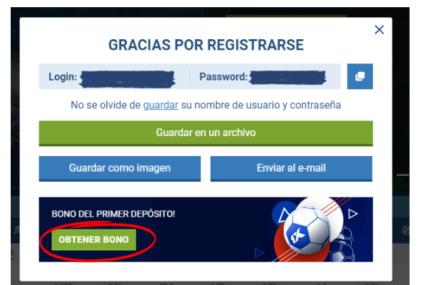 Obtener el bono 1xbet Argentina