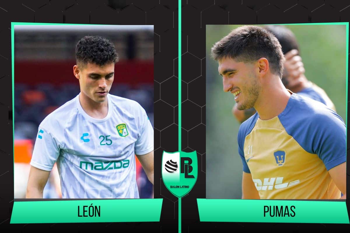 Posibles alineaciones de Le&oacute;n vs Pumas | Creaci&oacute;n: Bal&oacute;n Latino