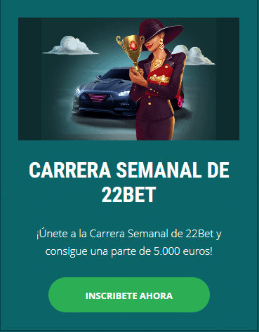 22bet bonos