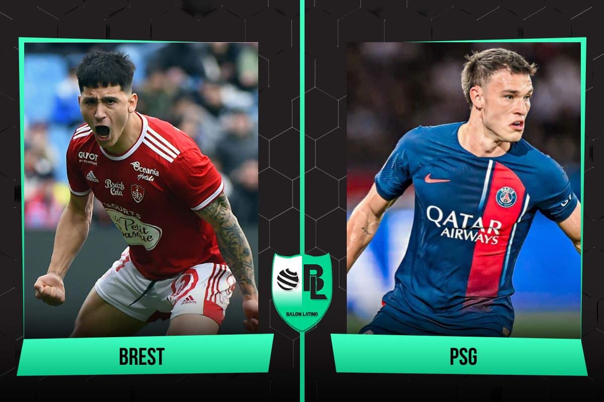 Alineaciones de Brest vs PSG