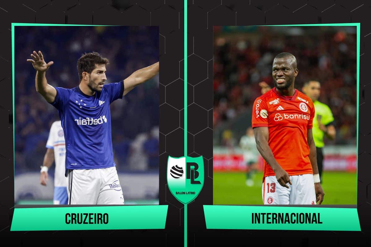 Alineaciones de Cruzeiro vs. Internacional