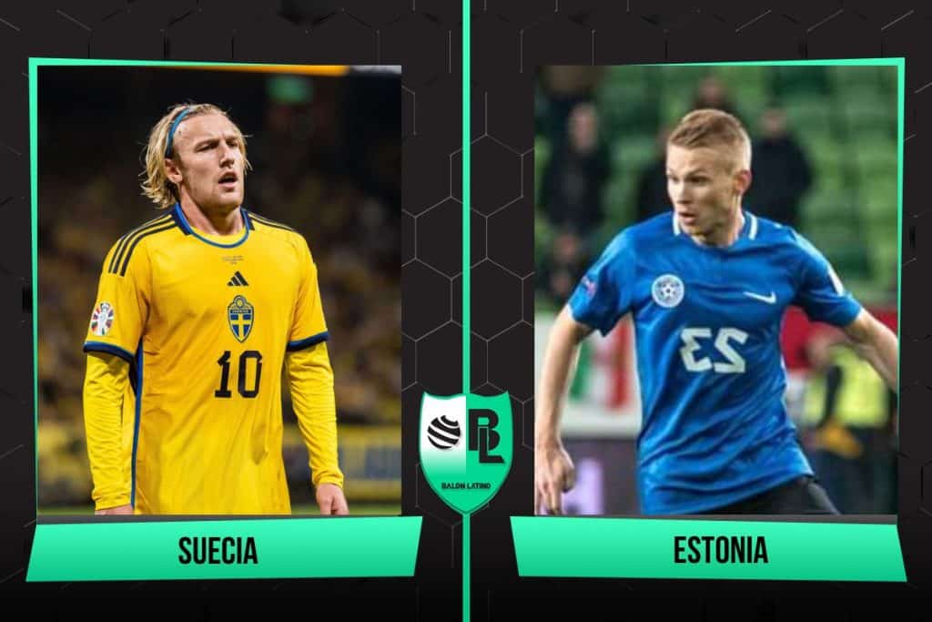 Alineaciones de Suecia vs Estonia